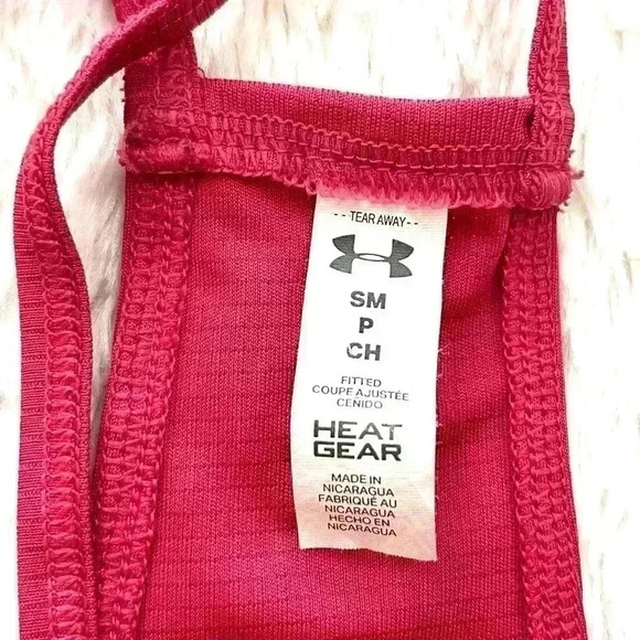 UnderArmour Fushia Lightweight Running Racerback Athletic Tank Top Size S - Picture 9 of 9